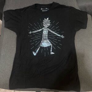 Rick and Morty Black Graphic Tee